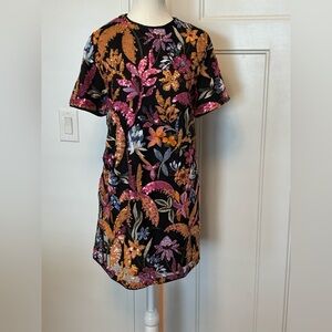 Baltic Born Patricia Floral Sequin Mini Dress